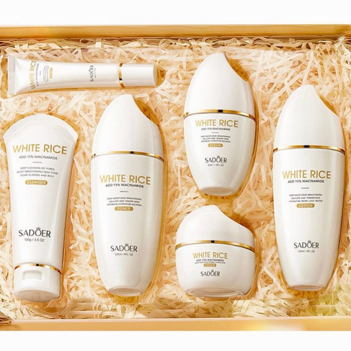 Set Skin Care Arroz Blanco Sadoer
